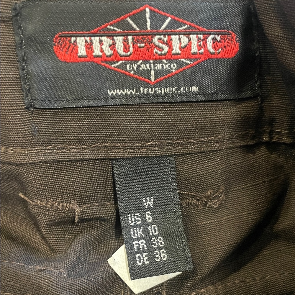 Tru-Spec 24-7 Series Women's Brown Cargo Pants - Picture 6 of 8